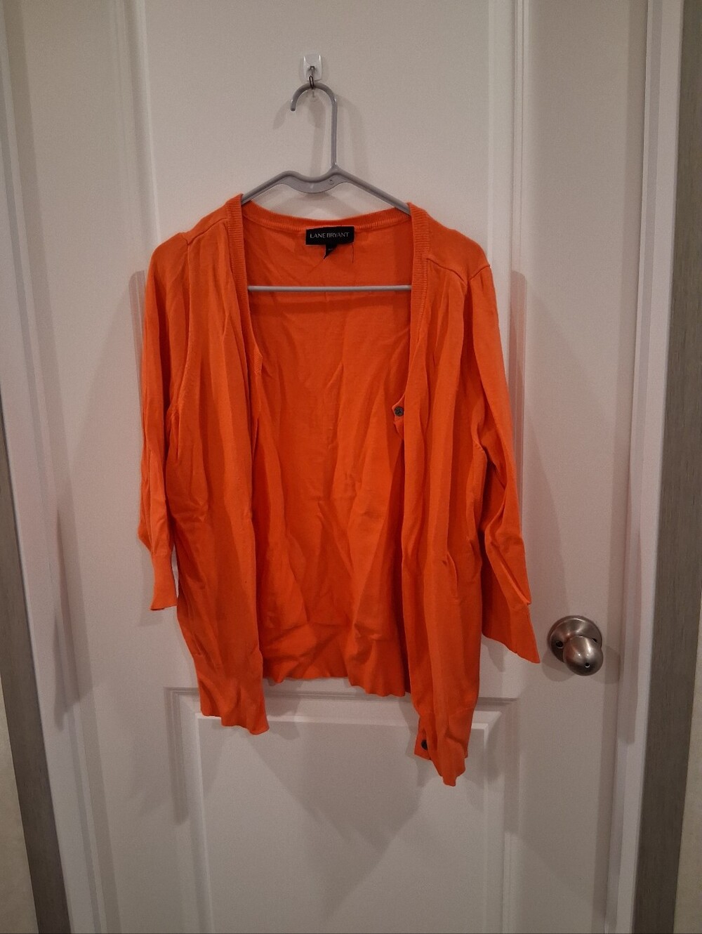 Lane Bryant Vibrant Orange Cardigan Size 18/20
